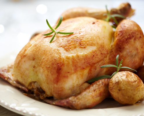 roasted chicken with rosemary