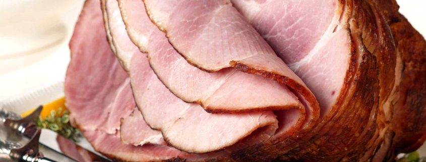 all-natural ham sliced