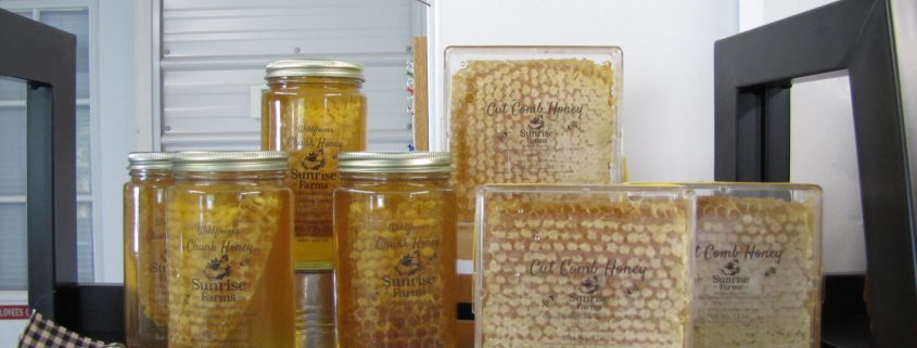 cut comb honey